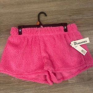 No Boundaries Plush Pink Women's Shorts